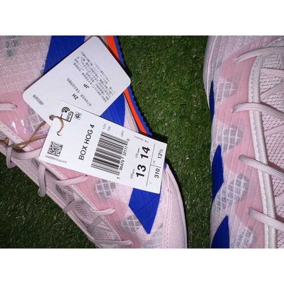 Adidas Box Hog 4 Boxing Training Shoes Men Size 13 Pink/Blue IH2733 BRAND NEW main image 6